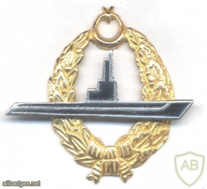 TURKEY Navy Submarine qualification breast badge img22000