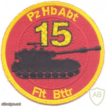 SWITZERLAND Swiss Army Fire Control Battery, Howitzer Battalion 15 sleeve patch img22060