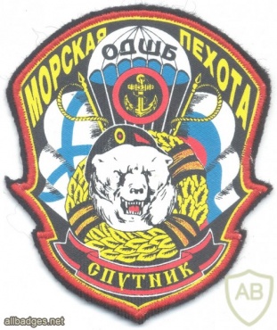 876th Independent Airborne Assault Battalion, 61st Independent Naval Infantry Brigade sleeve patch, printed img22127