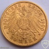 GERMAN STATES - WUERTTEMBERG GOLD MARK 1900 7.96 gr. 0.2304 oz. 0.900 gold  UNC   img22703