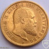 GERMAN STATES - WUERTTEMBERG GOLD MARK 1900 7.96 gr. 0.2304 oz. 0.900 gold  UNC  