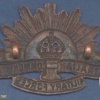 AUSTRALIA WW2 Australian Commonwealth Military Forces collar badge, Rising Sun img22869