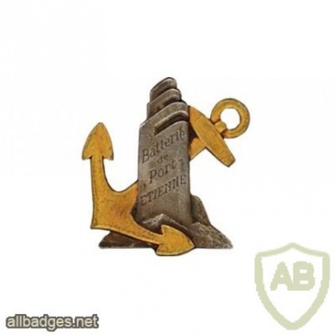 FRANCE 6th Colonial Artillery Regiment pocket badge, Port Etienne battery img22898
