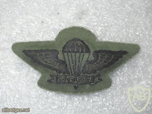 Singapore Basic Parachutist (1978-1980's)(variation)(padded) img22934