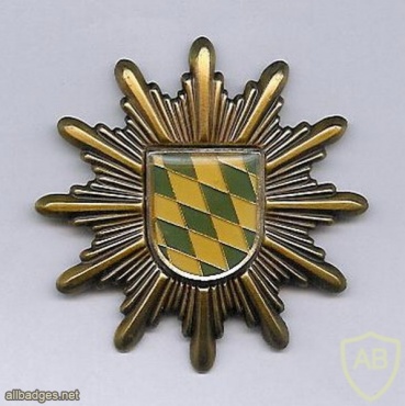 Bavaria state police cap badge img23011