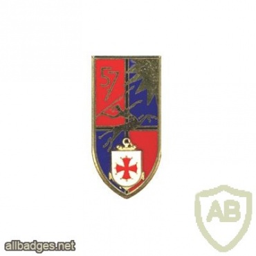 FRANCE 57th Artillery Regiment pocket badge img23029