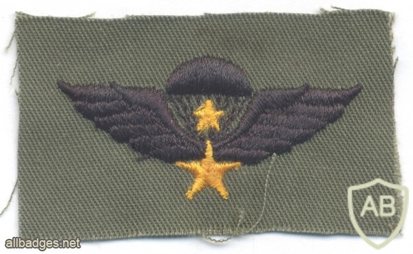 SOUTH VIETNAM Airborne Parachutist qualification wings, Senior, cloth img23110