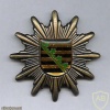 Saxony state police cap badge img23137