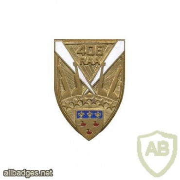 FRANCE 406th Anti-Aircraft Artillery Regiment pocket badge img23123