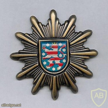 Thuringia state police cap badge img23138