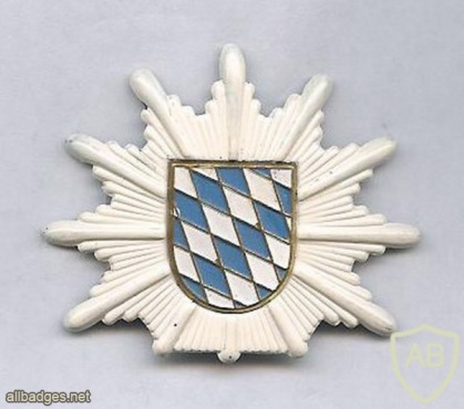 Bavaria state police cap badge, old img23188