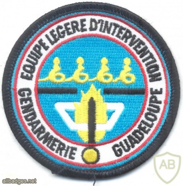 FRANCE National Gendarmerie Rapid Responce Team Guadeloupe sleeve patch img23181