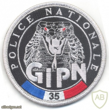 FRANCE National Police Intervention Group 35 (GIPN 35) patch, velcro img23176