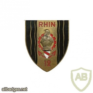 FRANCE 12th Engineer Battalion pocket badge img23411