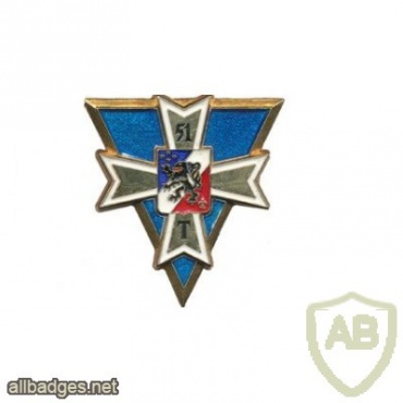 FRANCE Army 51st Signal Regiment pocket badge img23459