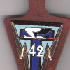 FRANCE Army 42nd Signals Regiment pocket badge