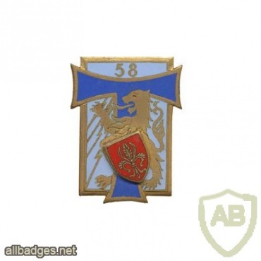FRANCE Army 58th Signals Regiment pocket badge img23473
