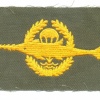 GERMANY Combat Swimmer (Kampfschwimmer) qualification badge, Class I, on olive green cloth