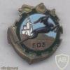 FRANCE Army 503rd Transportation Regiment pocket badge, type 3