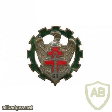 FRANCE Army 61st Traffic Company pocket badge img23806