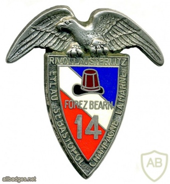FRANCE 14th Parachute Hunters Regiment badge img23810