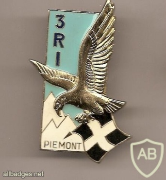 FRANCE 3rd Infantry Regiment pocket badge img23947