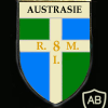 FRANCE 8th Motorised Infantry Regiment pocket badge, type 3