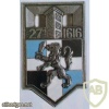 FRANCE 27th Infantry Regiment pocket badge