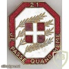 FRANCE 21st Infantry Regiment pocket badge