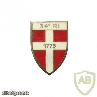 FRANCE 34th Infantry Regiment pocket badge img24054