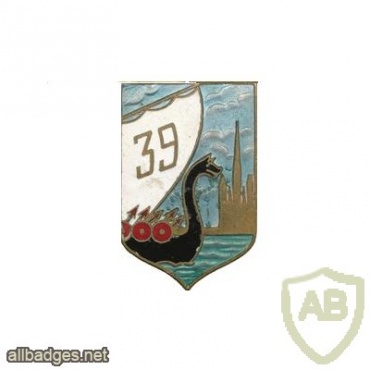 FRANCE 39th Infantry Regiment pocket badge img24221