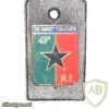 FRANCE 49th Infantry Regiment pocket badge