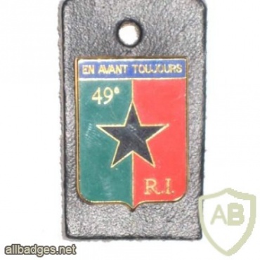 FRANCE 49th Infantry Regiment pocket badge img24568