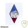FRANCE 49th Infantry Regiment pocket badge, old