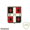 FRANCE 75th Infantry Regiment pocket badge img24749