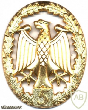  GERMANY Bundeswehr - Military Proficiency Badge - Class III Gold - 5 years img24738