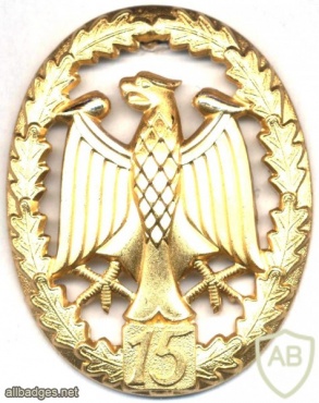  GERMANY Bundeswehr - Military Proficiency Badge - Class III Gold - 15 years img24741