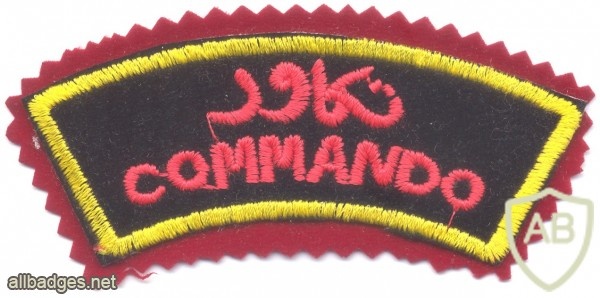 IRAN "Commando" shoulder title, post 1979 img25021