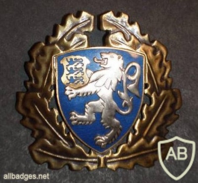 Estonia police hat badge img25088