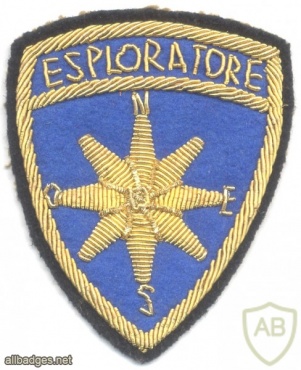 ITALY Army Scout sleeve patch, 1950s img25101