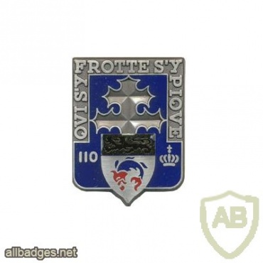 FRANCE 110th Infantry Regiment pocket badge img25151
