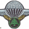 LEBANON Parachutist qualification wings, cloth