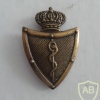 Medical beret badge, officer, old img25165