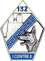FRANCE 132nd Canine Battalion pocket badge img25240