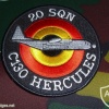 Belgian Air Force 20 Squadron arm patch