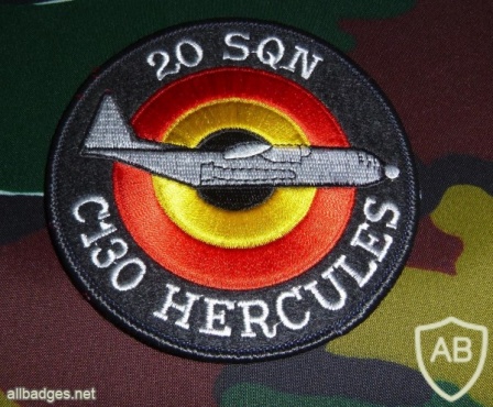 Belgian Air Force 20 Squadron arm patch img25355