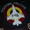 Belgian Air Force F-16 Fighting Falcon flightsuit patch 1