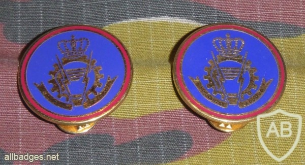 Belgium Army Logistics collar badge img25378