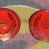 Belgium Army NCO school collar badge img25379