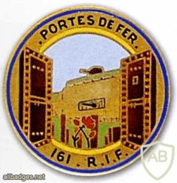 FRANCE 161st Infantry Fortress Regiment pocket badge img25645